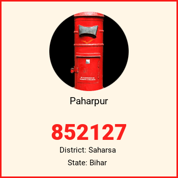 Paharpur pin code, district Saharsa in Bihar