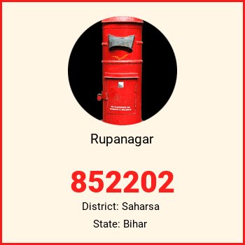 Rupanagar pin code, district Saharsa in Bihar