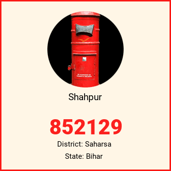 Shahpur pin code, district Saharsa in Bihar