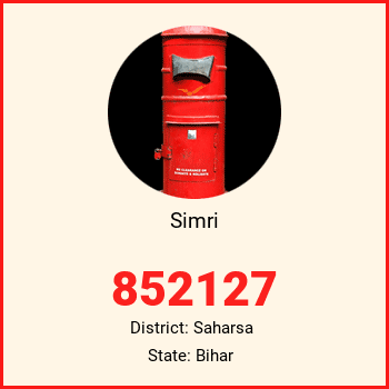 Simri pin code, district Saharsa in Bihar