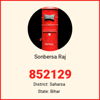 Sonbersa Raj pin code, district Saharsa in Bihar