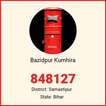 Bazidpur Kumhira pin code, district Samastipur in Bihar