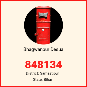 Bhagwanpur Desua pin code, district Samastipur in Bihar