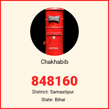 Chakhabib pin code, district Samastipur in Bihar