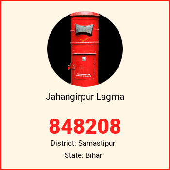 Jahangirpur Lagma pin code, district Samastipur in Bihar