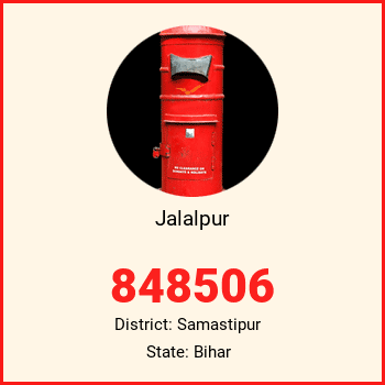 Jalalpur pin code, district Samastipur in Bihar