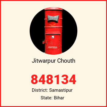 Jitwarpur Chouth pin code, district Samastipur in Bihar