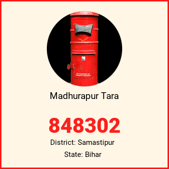 Madhurapur Tara pin code, district Samastipur in Bihar