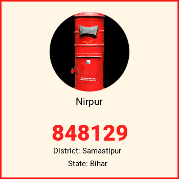 Nirpur pin code, district Samastipur in Bihar