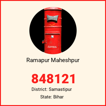 Ramapur Maheshpur pin code, district Samastipur in Bihar