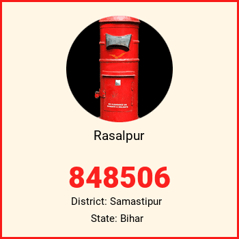Rasalpur pin code, district Samastipur in Bihar
