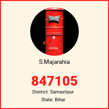 S.Majarahia pin code, district Samastipur in Bihar