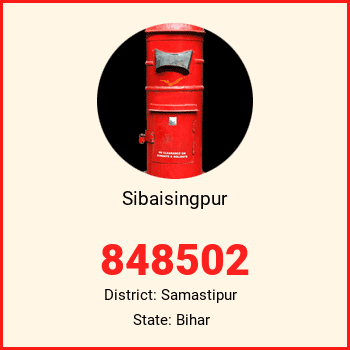 Sibaisingpur pin code, district Samastipur in Bihar