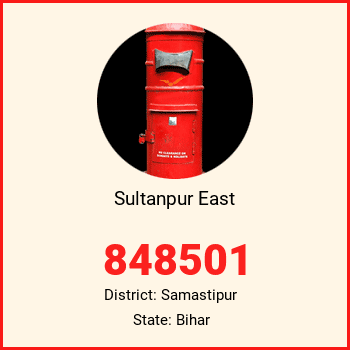 Sultanpur East pin code, district Samastipur in Bihar