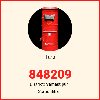 Tara pin code, district Samastipur in Bihar