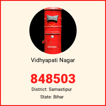 Vidhyapati Nagar pin code, district Samastipur in Bihar