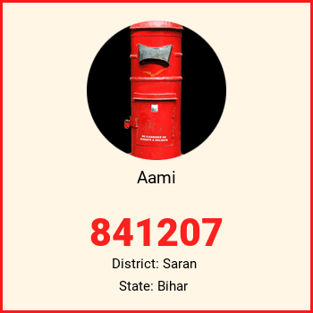 Aami pin code, district Saran in Bihar