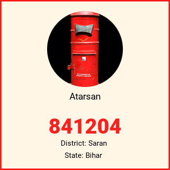Atarsan pin code, district Saran in Bihar