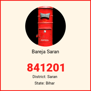 Bareja Saran pin code, district Saran in Bihar