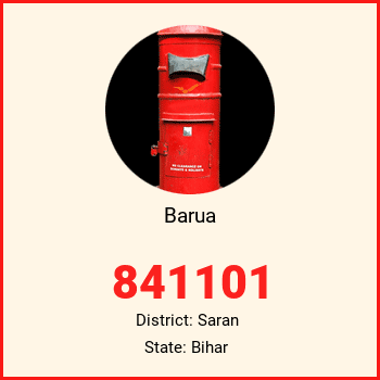 Barua pin code, district Saran in Bihar