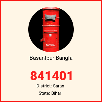 Basantpur Bangla pin code, district Saran in Bihar