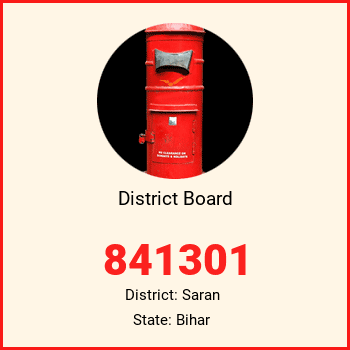 District Board pin code, district Saran in Bihar