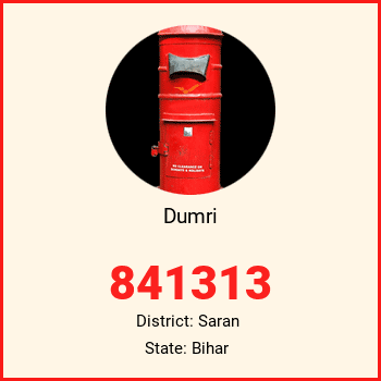 Dumri pin code, district Saran in Bihar
