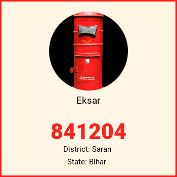 Eksar pin code, district Saran in Bihar