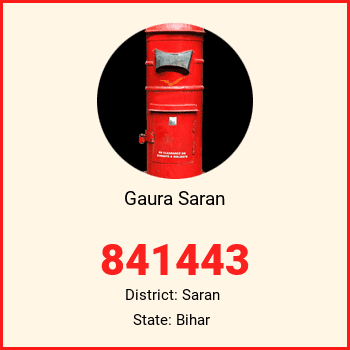 Gaura Saran pin code, district Saran in Bihar