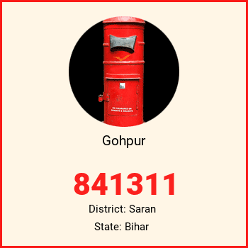 Gohpur pin code, district Saran in Bihar