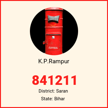 K.P.Rampur pin code, district Saran in Bihar