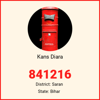 Kans Diara pin code, district Saran in Bihar