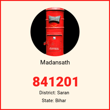 Madansath pin code, district Saran in Bihar