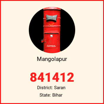 Mangolapur pin code, district Saran in Bihar