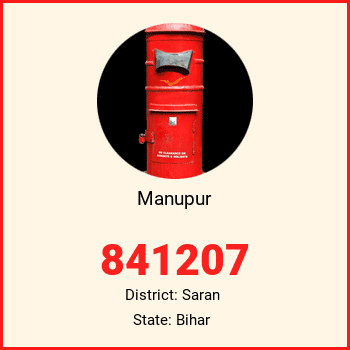 Manupur pin code, district Saran in Bihar