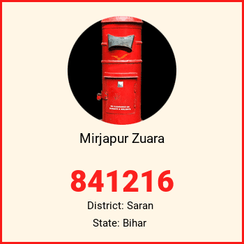 Mirjapur Zuara pin code, district Saran in Bihar