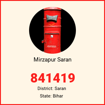 Mirzapur Saran pin code, district Saran in Bihar