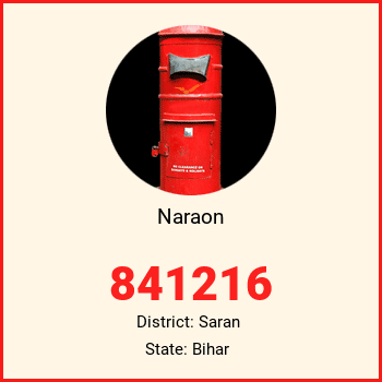 Naraon pin code, district Saran in Bihar