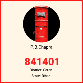 P.B.Chapra pin code, district Saran in Bihar