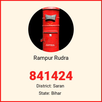 Rampur Rudra pin code, district Saran in Bihar