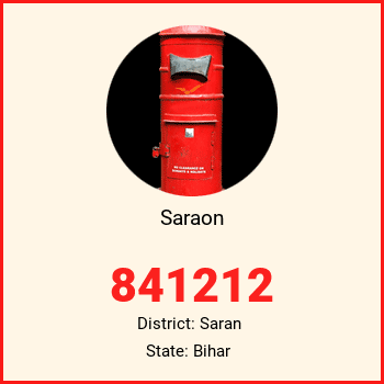 Saraon pin code, district Saran in Bihar