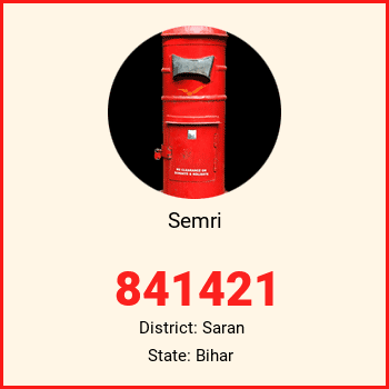 Semri pin code, district Saran in Bihar