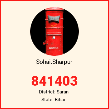 Sohai.Sharpur pin code, district Saran in Bihar