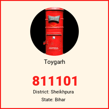 Toygarh pin code, district Sheikhpura in Bihar