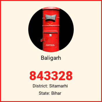 Baligarh pin code, district Sitamarhi in Bihar