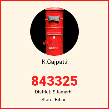 K.Gajpatti pin code, district Sitamarhi in Bihar