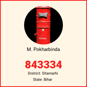 M. Pokharbinda pin code, district Sitamarhi in Bihar