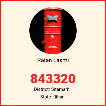 Ratan Lasmi pin code, district Sitamarhi in Bihar