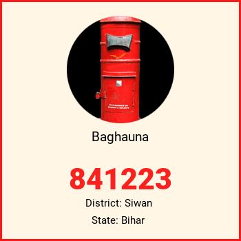 Baghauna pin code, district Siwan in Bihar