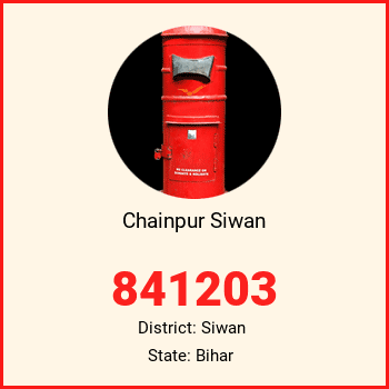 Chainpur Siwan pin code, district Siwan in Bihar
